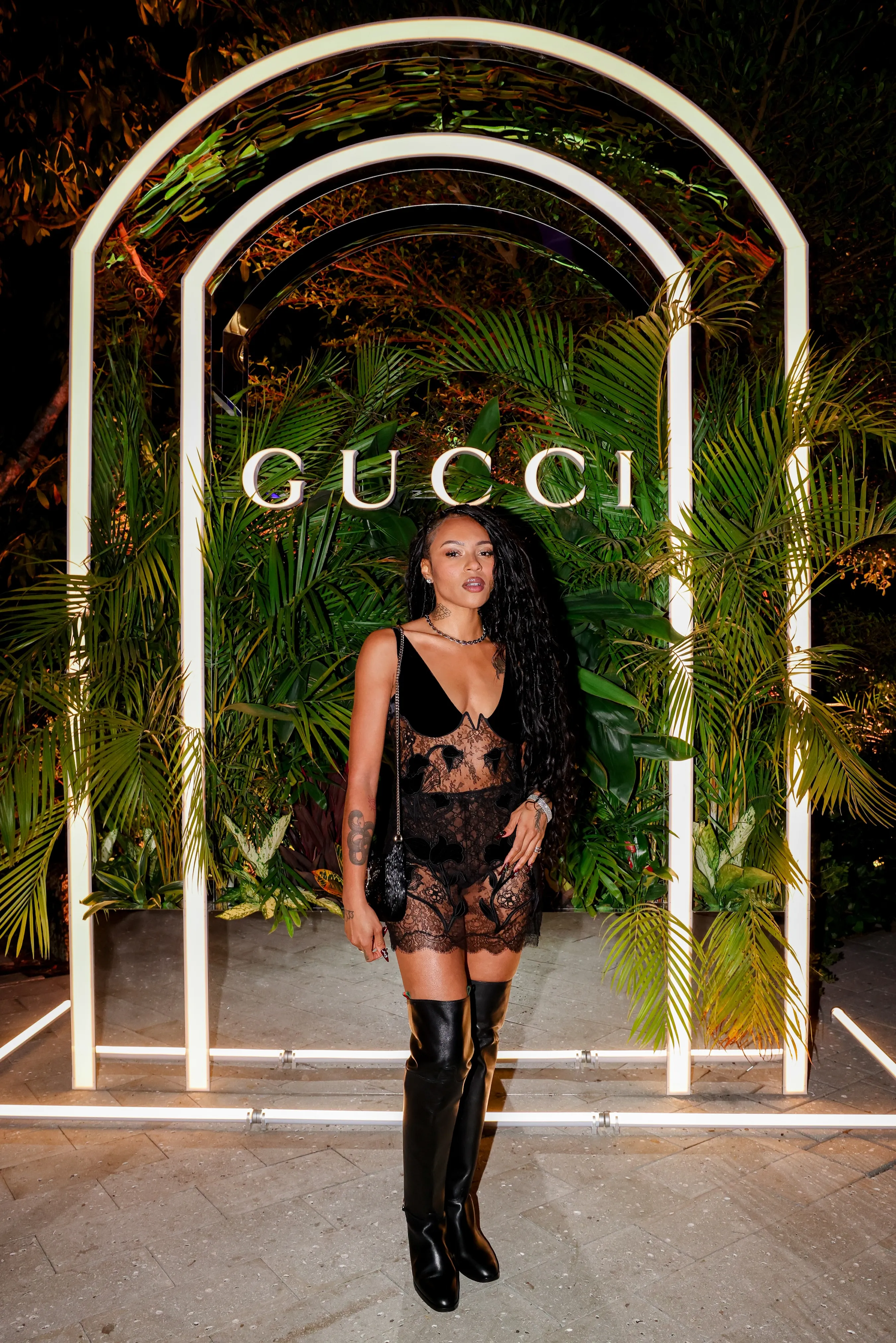 【新品】GUCCI Maison de L'Amour セットアップ Gucci - Logo-Embroidered Cotton-Blend Velvet Zip-Up Sweatshirt